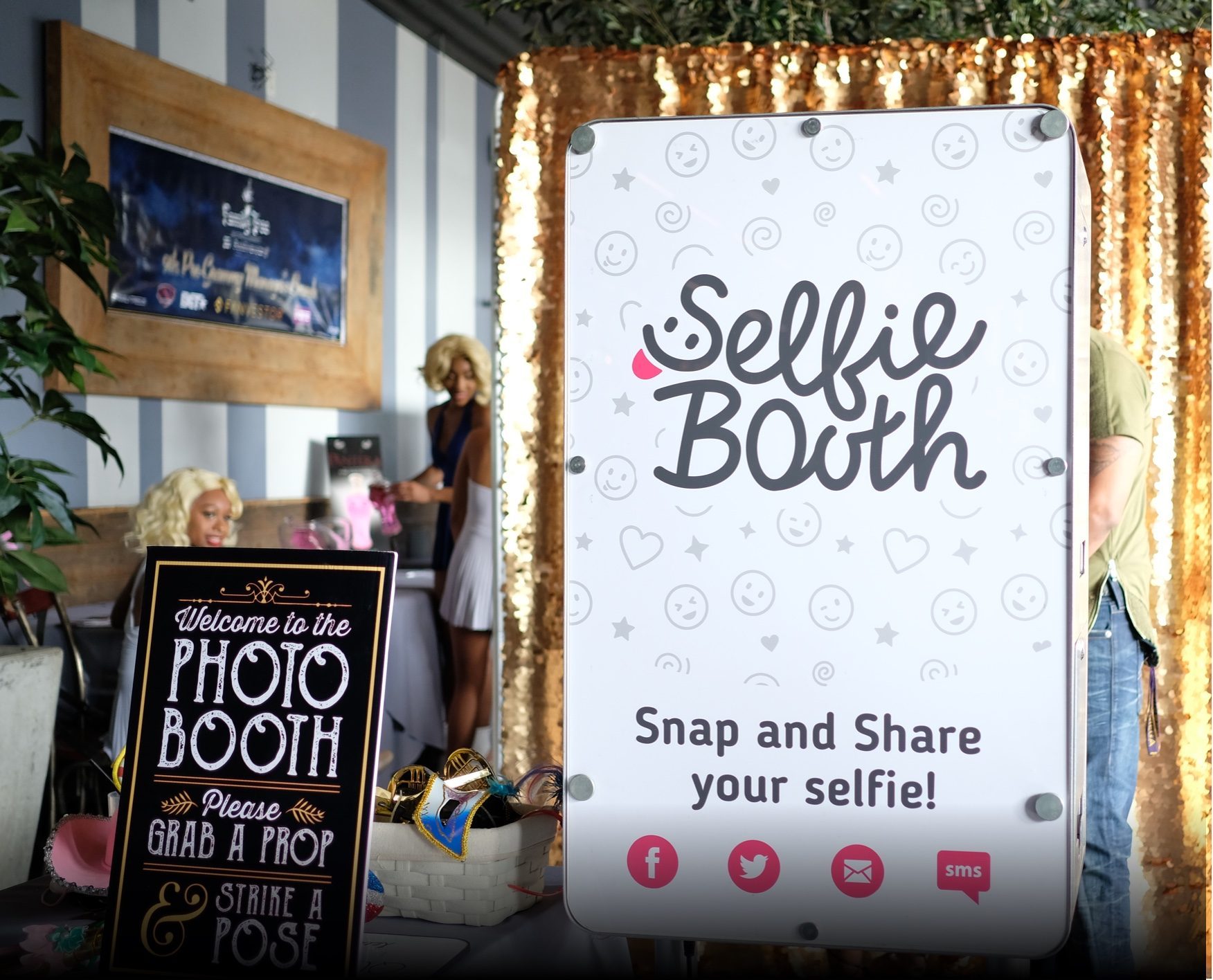 Selfie Booth Setup